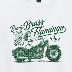 Motorcycle T Shirt Green